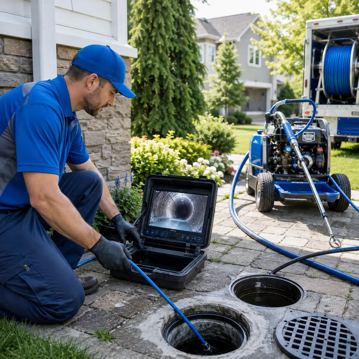Outdoor drain cleaning professionals serving Kenova, WV